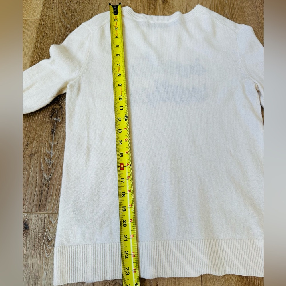 Banana Republic Cream wool cashmere Sweater - Picture 6 of 8